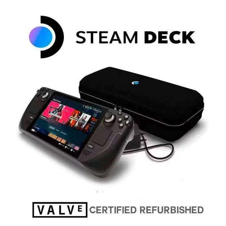 Console Steam Deck - 64 Go (256 go à 339€) - Reconditionnement Certifié