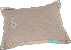 Coussin pour chien déhoussable In and Out - Taupe, L115 x p83 x h20 cm
