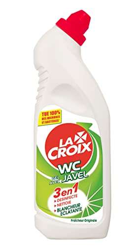 Nettoyant Gel WC avec Javel - Action 3 en 1, désinfectant-Compatible Fosse Septique (via coupon - via abonnement)