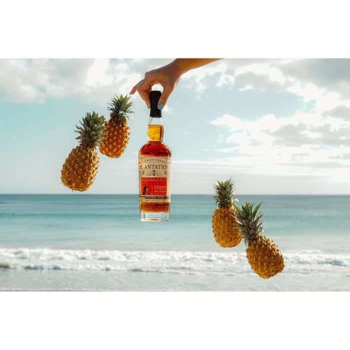 Boisson spiritueux à base de rhum Plantation Rum Stiggins Fancy Pineapple - 40%, 70 cl