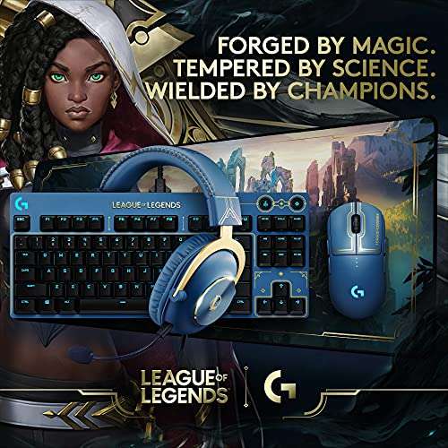 Souris sans-fil Logitech G Pro Wireless Lightspeed Edition League of Legends - Bleu