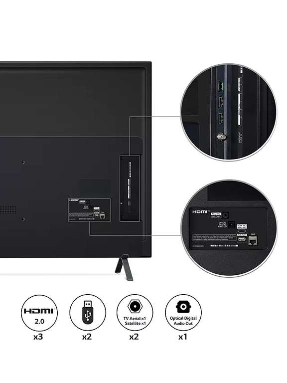 TV 55" LG OLED55A26LA (2022) - OLED, 4K, Cinema HDR, Dolby Vision iQ & Atmos, Alpha 7 Gen 5 AI, Smart TV
