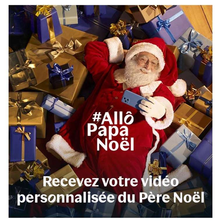 Vidéo gratuite personnalisable du Père Noël