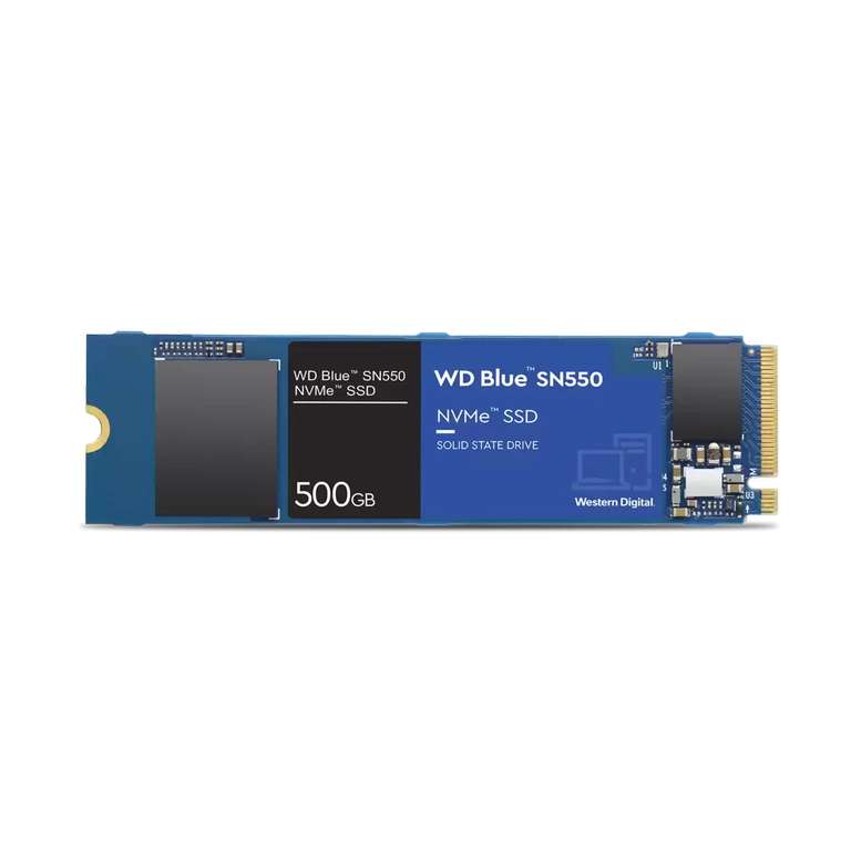 SSD interne M.2 NVMe Western Digital Blue SN550 - 500 Go