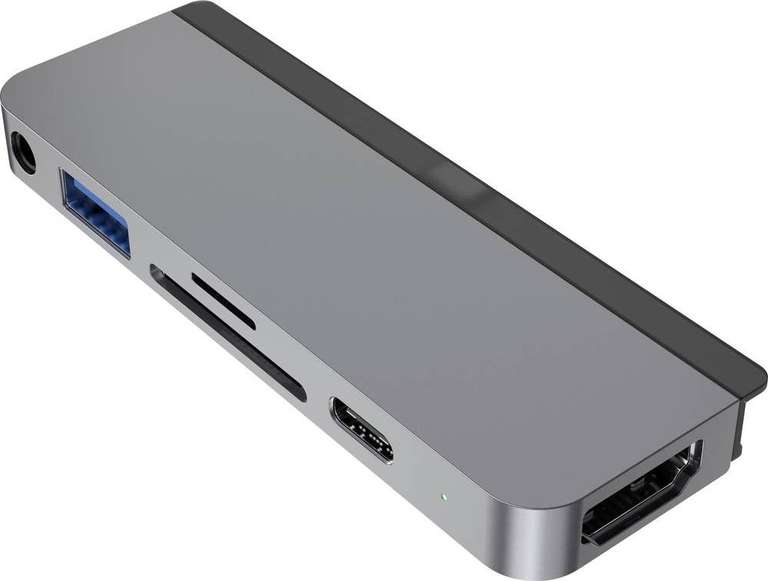 Hub USB-C 6-en-1 HyperDrive Gris pour iPad Pro/Air