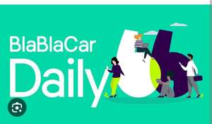 [BlaBlaCar Daily - Nouveaux clients] 10 trajets de covoiturage quotidien gratuits (passagers)