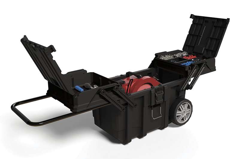 Coffre de chantier multifonctionnel transportable pour outils électriques et manuels Keter 15G - Liévin (62)