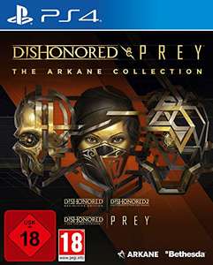 The Arkane Collection: Dishonored Definitive Edition + Dishonored 2 + Dishonored: Death of the Outsider + Prey sur PS4