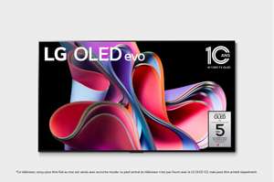 TV LG OLED evo G3 | 4K UHD | 2023 | 55" (139cm) | Processeur α9 AI Gen6