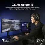 Casque gaming stéréo avec basse haptique Corsair HS60 Haptic Carbon