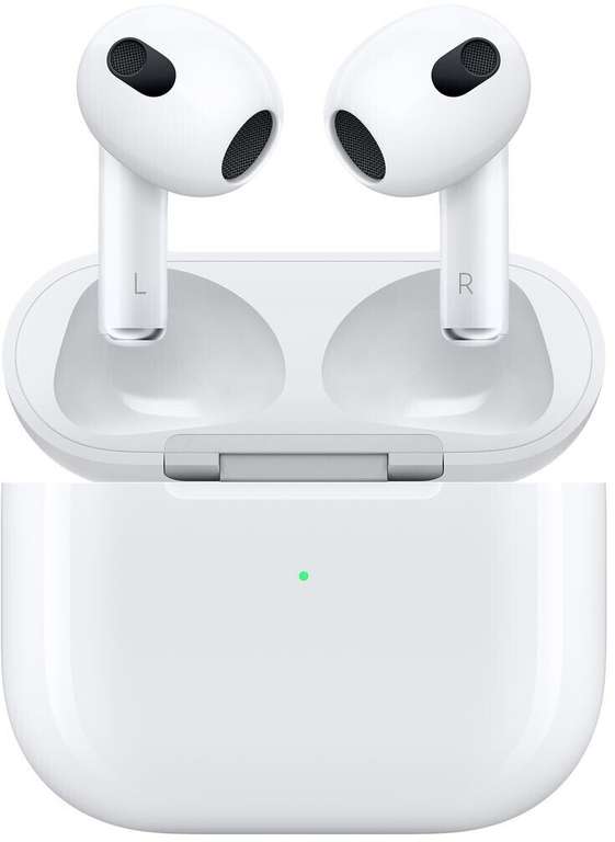 Écouteurs intra-auriculaires sans-fil Apple AirPods 3 (2021) - avec boîtier de charge MagSafe (+ 11.55€ en Rakuten Points)