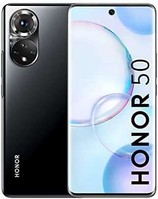 Smartphone 6.57" Honor 50 5G - 256 Go, 8 Go de RAM, Full HD+ AMOLED 120 Hz, SnapDragon 778G