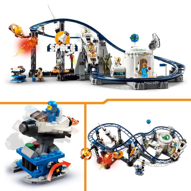 LEGO Creator 3 en 1 - Les montagnes russes de l’espace (31142)