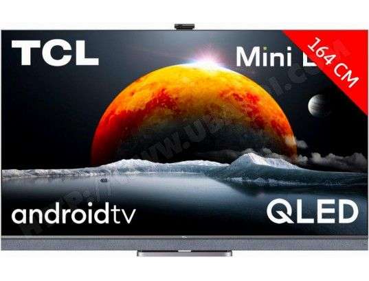 TV 65" TCL 65C822 - 4K UHD, MiniLED, 100 Hz, HDMI 2.1, Dolby Vision IQ, Dolby Atmos, Smart TV