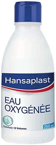 Eau oxygénée Hansaplast - 250 ml, Antiseptique désinfection petites plaies, blessures superficielles (Via abonnement Prévoyez Economisez)