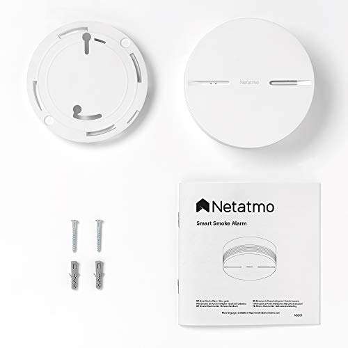 Détecteur de fumée connecté Netatmo NSA-FR - Certifié NF et EN14604 - Homekit