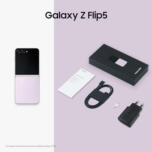 Samsung Galaxy Z Flip5 6.7" - FHD+ 120 Hz, 8 Go RAM, 256 Go (Via coupon + Bonus reprise 150€)