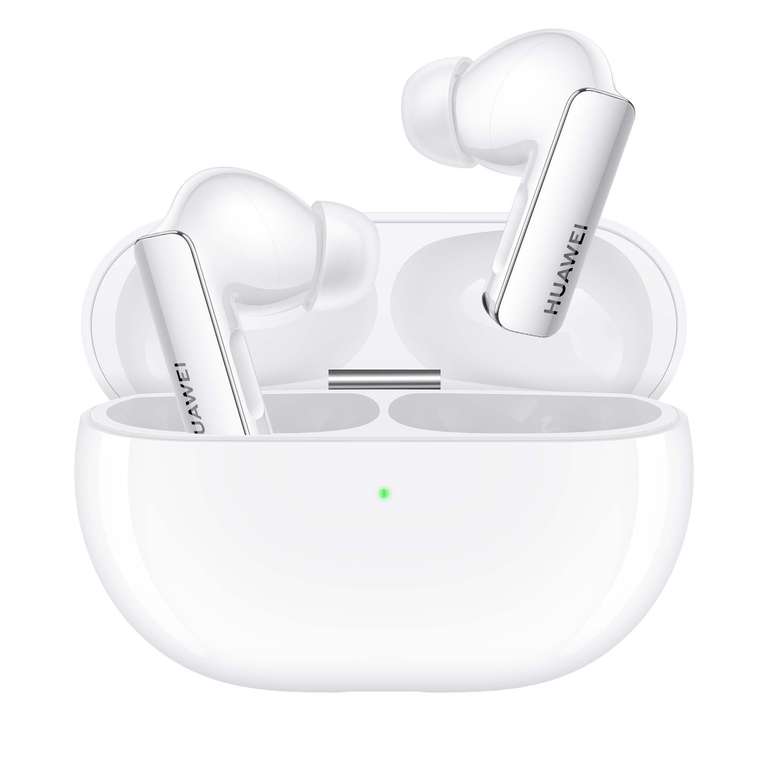Écouteurs sans fil Huawei FreeBuds Pro 3 - Bluetooth 5.2, Réduction de Bruit Intelligente, Hi-Res Audio, Autonomie jusqu'à 31h, Blancs