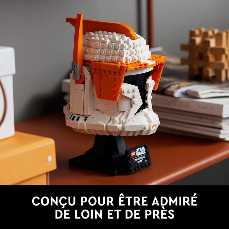 Jeu de construction Lego Star Wars (75350) Le Casque du Commandant Clone Cody (via coupon)
