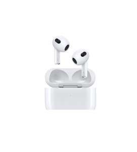 Ecouteurs sans fil Apple AirPods 3 + boitier de charge MagSafe - Blanc (Retrait magasin uniquement)