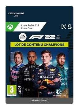 [Abonnés EA Play & GPU] 3 Packs de contenu Édition Champions pour F1 22 sur Xbox One & Series (Dématérialisé)