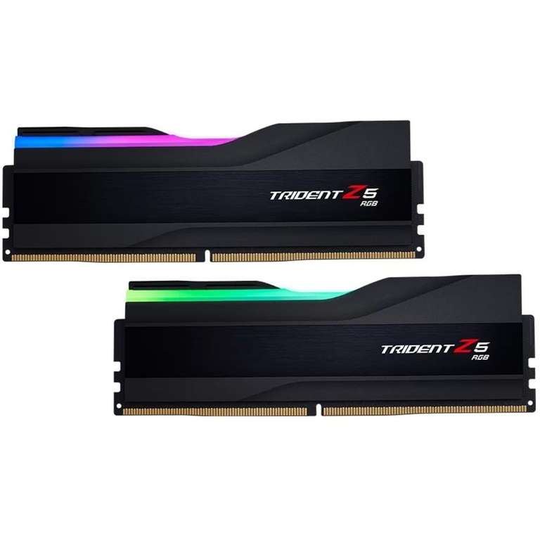 Kit Mémoire RAM G.Skill DDR5 Trident Z5 RGB - 64 Go (2 x 32 Go), 6400 MHz, C32, RGB, XMP (F5-6400J3239G32GX2-TZ5RK)