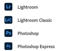 Abonnement d'un an à Adobe Lightroom & Photoshop (Dématérialisé - Store Colombien)
