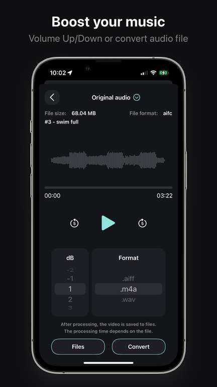 Abonnement gratuit à vie, l’application Volume Booster - Audio vidéo (Dématérialisé)