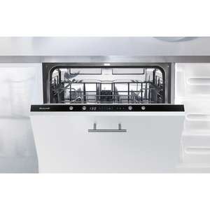 Lave-vaisselle encastrable BRANDT LVE127J Induction, 12 couverts, L60cm, 47dB - Noir/Silver