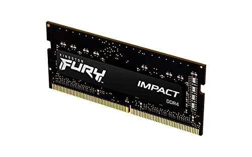 Barrette de RAM SO-DIMM Kingston Fury Impact - 16 Go, 3200 MHz, DDR4, CL20