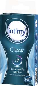 Boîte de 7 préservatifs lubrifiés Classic Intimy