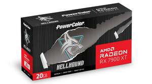 Carte Graphique PowerColor Hellhound AMD Radeon RX 7900 XT 20G-L/OC 20 Go GDDR6