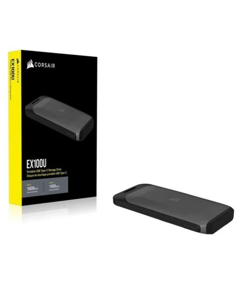 SSD Externe Corsair EX100U - 1 To, USB-C (‎CSSD-EX100U1TB