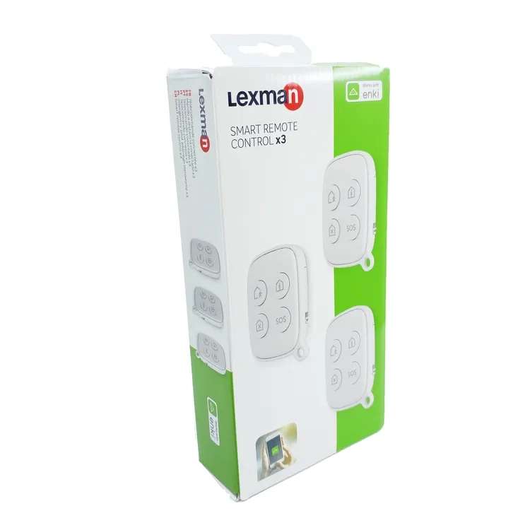 Lot de 3 télécommandes pour alarme Lexman (une seule pour 4.95€)