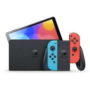 Console Nintendo Switch OLED Bleu néon, Noir, Rouge fluo (vendeur tiers)