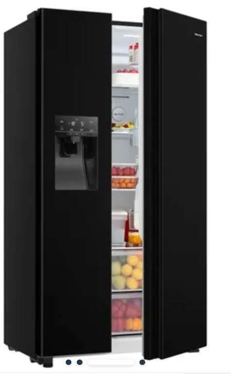Réfrigérateur américain Hisense RS650N4AB1 - 499L (334L+165L), Froid ventilé total, Classe F