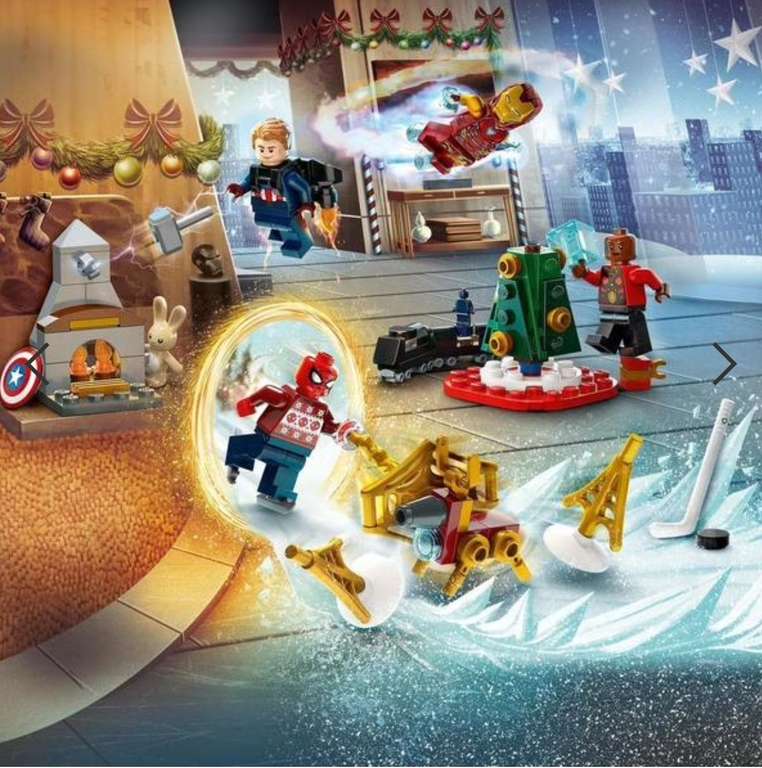 Lego 76196 marvel le calendrier de l'avent des avengers jouet