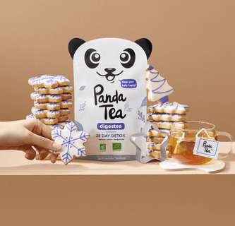 25% dès 60€ d'achats Panda Tea - ex : 2 Coffret thés de Noël : Roue  Enchan-thé 36 sachets –
