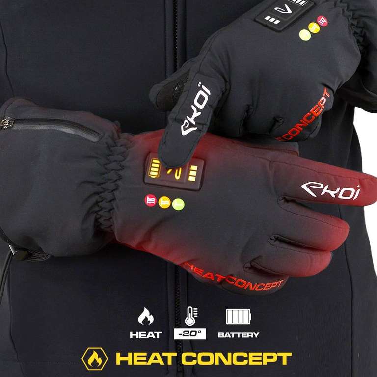 Gants hiver chauffants EKOI Heat Concept 5