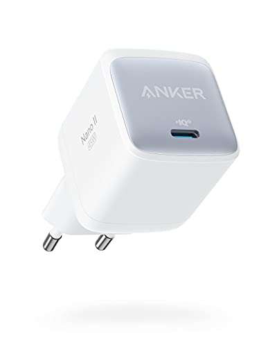 Chargeur USB Type-C Anker Nano II - 45W, PPS, GaN II, Blanc (vendeur tiers)
