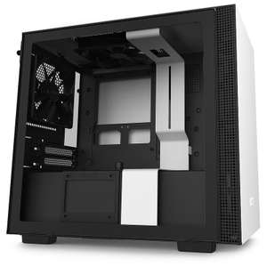 Boitier PC NZXT H210i - Blanc, ITX, vitre en verre trempé, contrôle RGB et ventilation