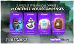Emplacement de sacs gratuit et autres récompenses Guild Wars 2 via Twitch Drops