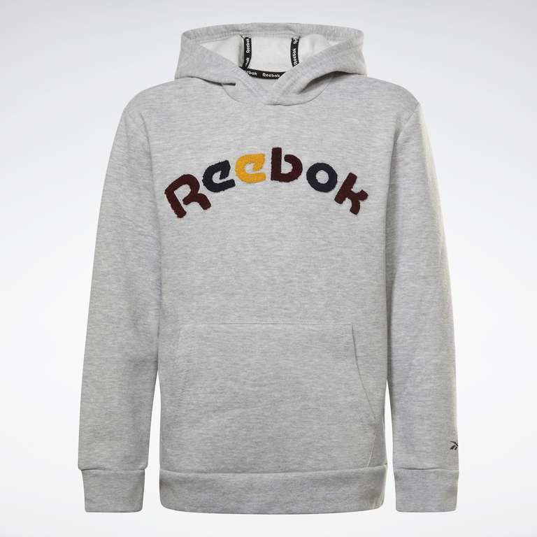 Sweat-shirt à capuche pour enfants Reebok - gris (du S au XL)