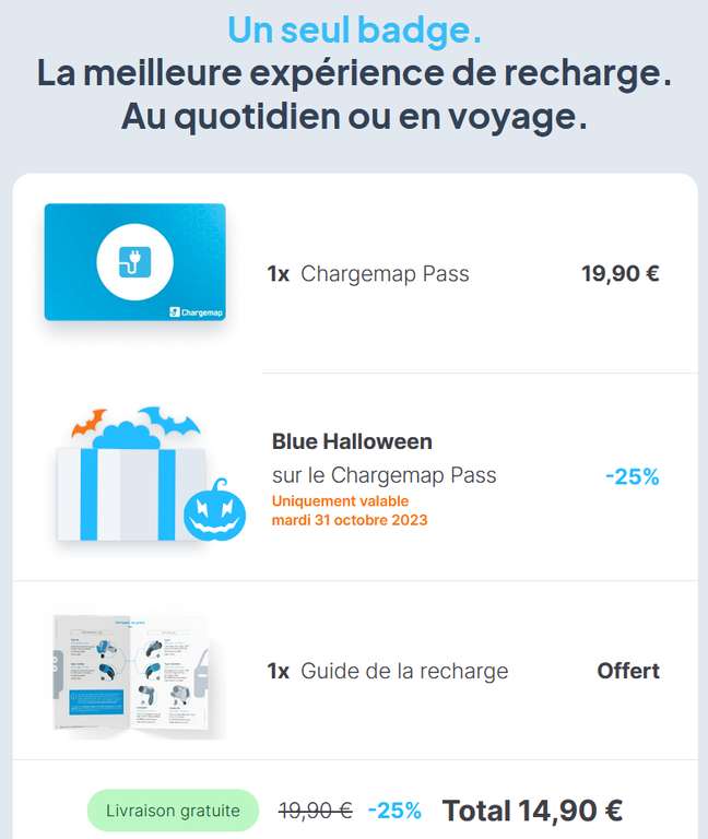 ChargeMap Pass : un badge unique pour l'accès aux bornes de recharge
