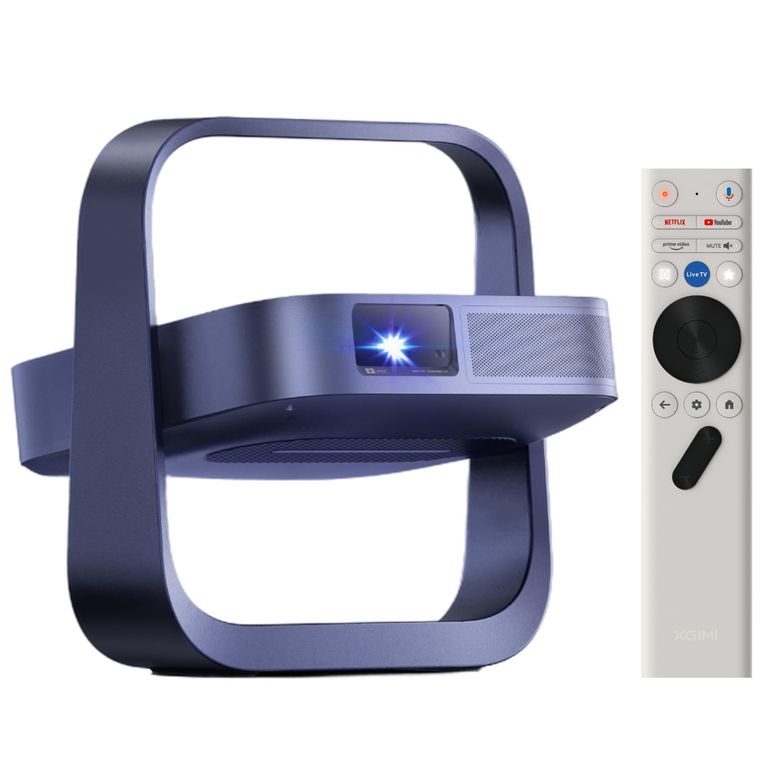 Vidéoprojecteur Xgimi Elfin Flip Laser Blue - DLP 1080p, 1600 Lumens, Google TV Netflix XGIMI Elfin Flip Laser - DLP TriLaser — Amazon