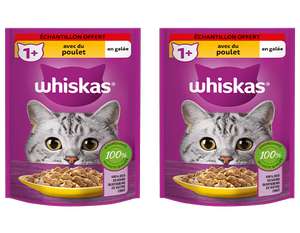 Deux échantillons gratuits de pâtée pour chat Whiskas (whiskas.fr)