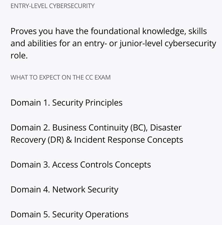 Formation Cybersécurité certifiante gratuite avec examen (isc2.org)