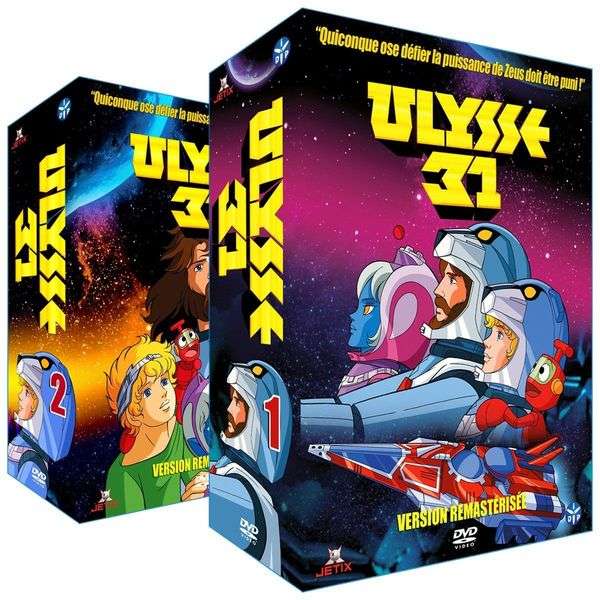 Pack 2 coffrets DVD Ulysse 31 - Intégrale (Version Remastérisée)