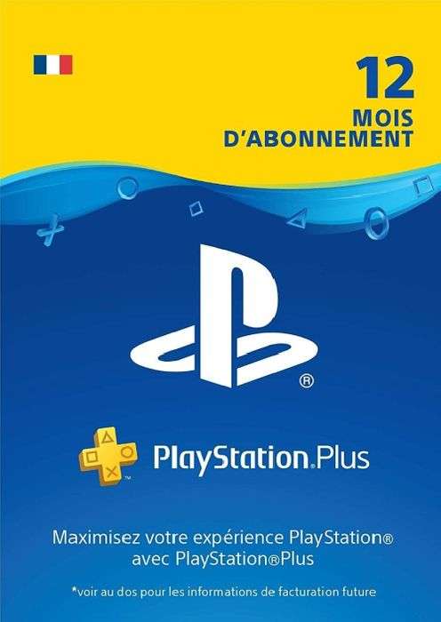 Abonnement de 12 mois au PlayStation Plus (Dématérialisé)
