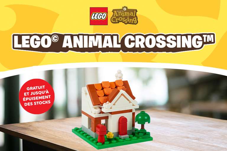 Distribution gratuite d'une miniature d’un produit LEGO Animal Crossing (smythstoys.com)
